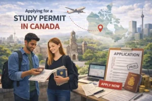 Requirements and process for studying at Canadian universities, including GPA, language scores, and admission steps