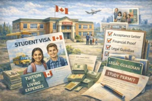 Canadian student visa requirements and application process for international school students and their families