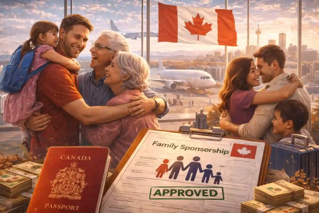 Family sponsorship and spousal visa process for permanent residency in Canada
