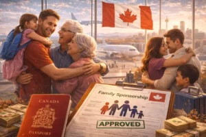 Family sponsorship and spousal visa process for permanent residency in Canada