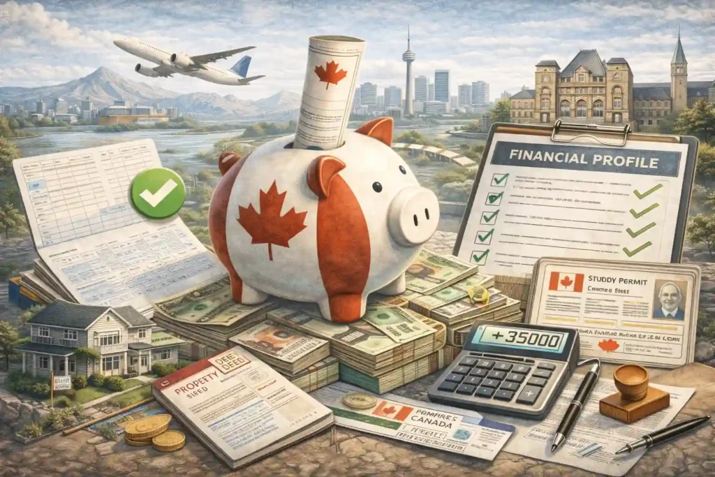 Proof of funds and financial requirements for Canadian study visa