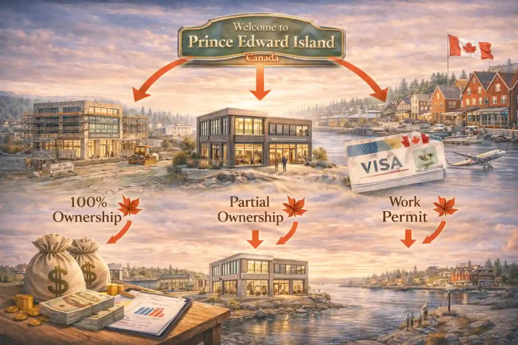 Prince Edward Island business immigration program for entrepreneurs and investors