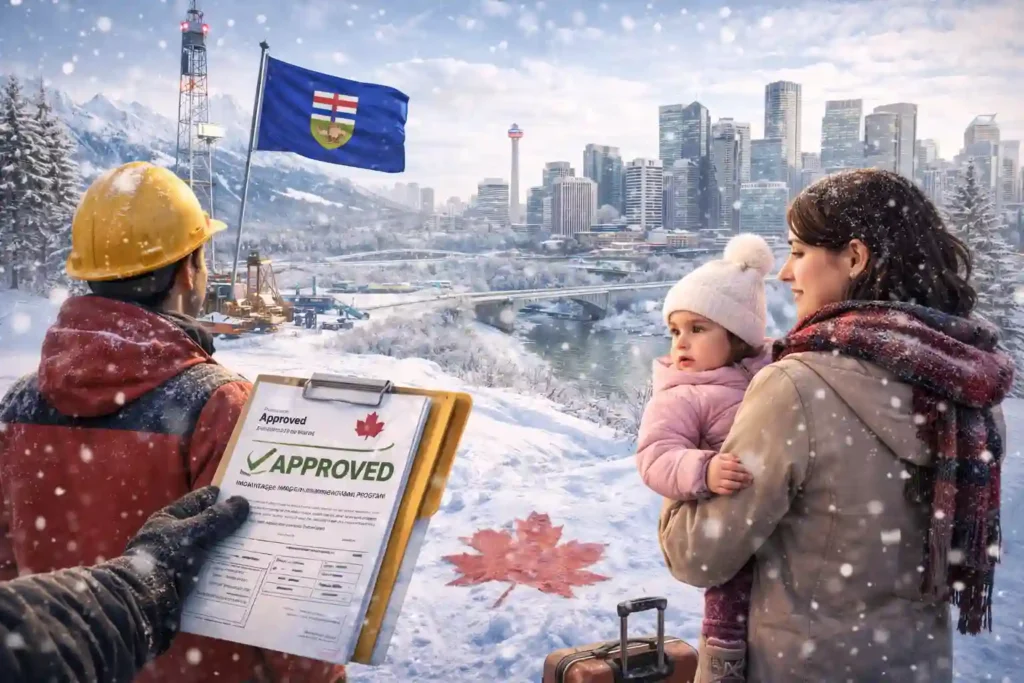 Family approved for immigration to Alberta, Canada
