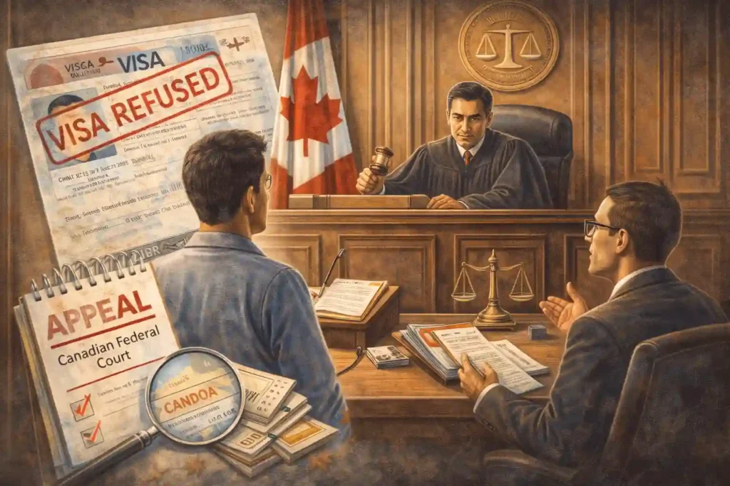 Federal Court reviewing a rejected Canada visa application