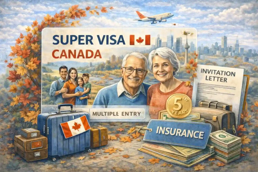 Canada Super Visa for parents and grandparents requirements and application process