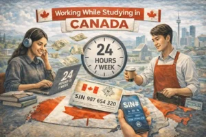 International students working part-time in Canada while studying and building professional experience