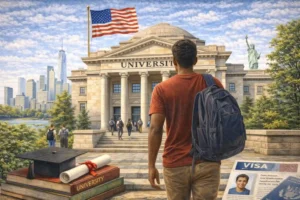 Study in the USA with F, M, or J student visas, scholarships, and work options for international students