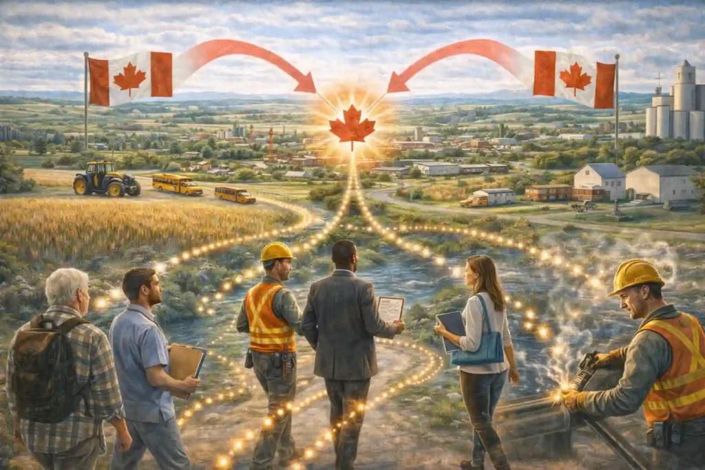 Rural Community Immigration Pilot RCIP in Brandon Manitoba showing job opportunities and language requirements