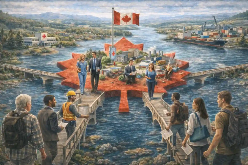 North Bay Ontario RCIP immigration program with priority sectors and rural communities for Canadian permanent residence