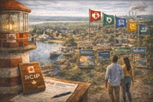 Pictou County in Nova Scotia participating in the Rural Community Immigration Pilot for permanent residence in Canada