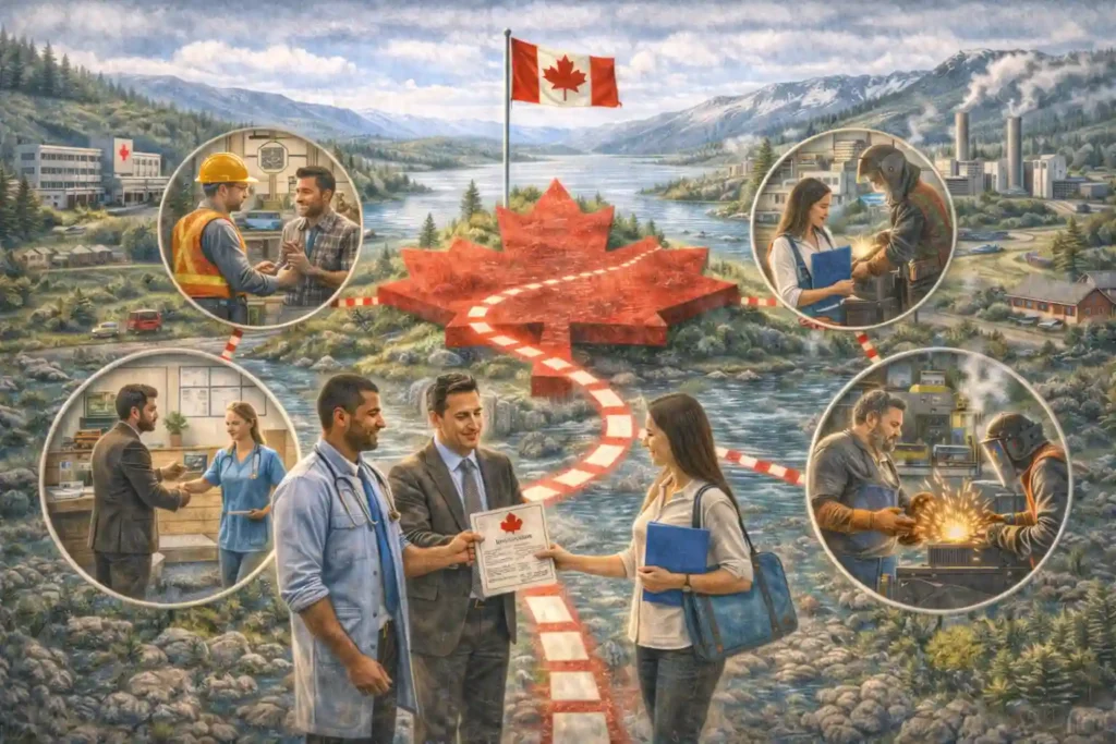 West Kootenay British Columbia RCIP immigration program with priority sectors and designated rural communities for Canadian PR