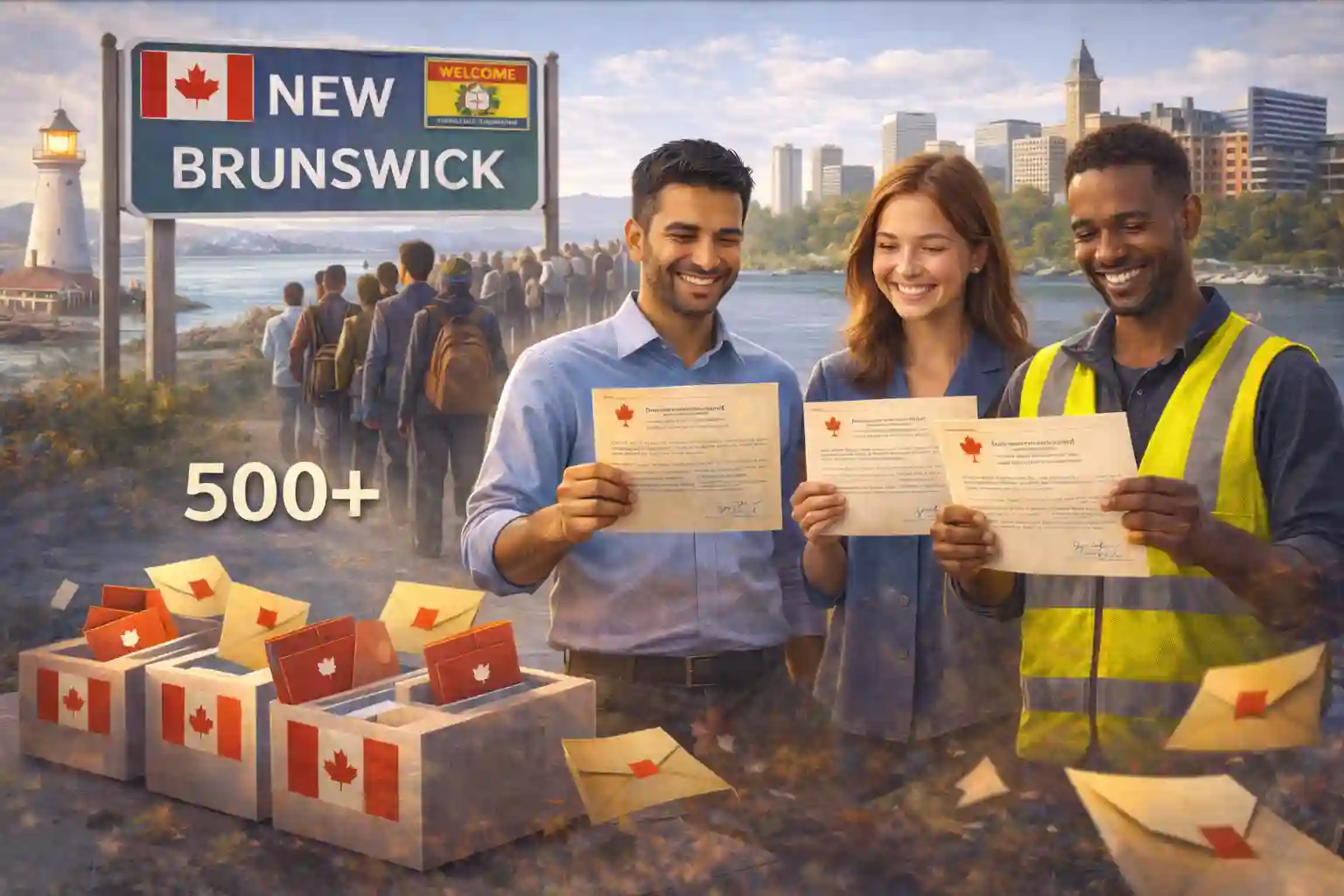 New Brunswick holds three NBPNP draws, issuing over 500 ITAs for Express Entry and Skilled Worker streams