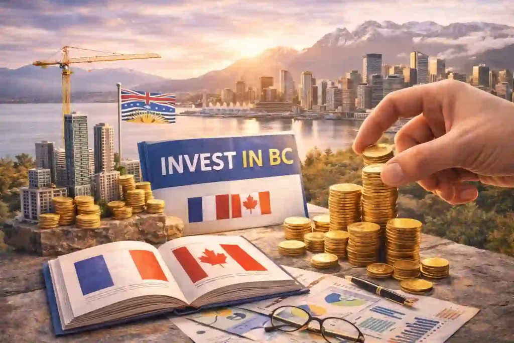 Business investment pathway to BC with work permit and PR