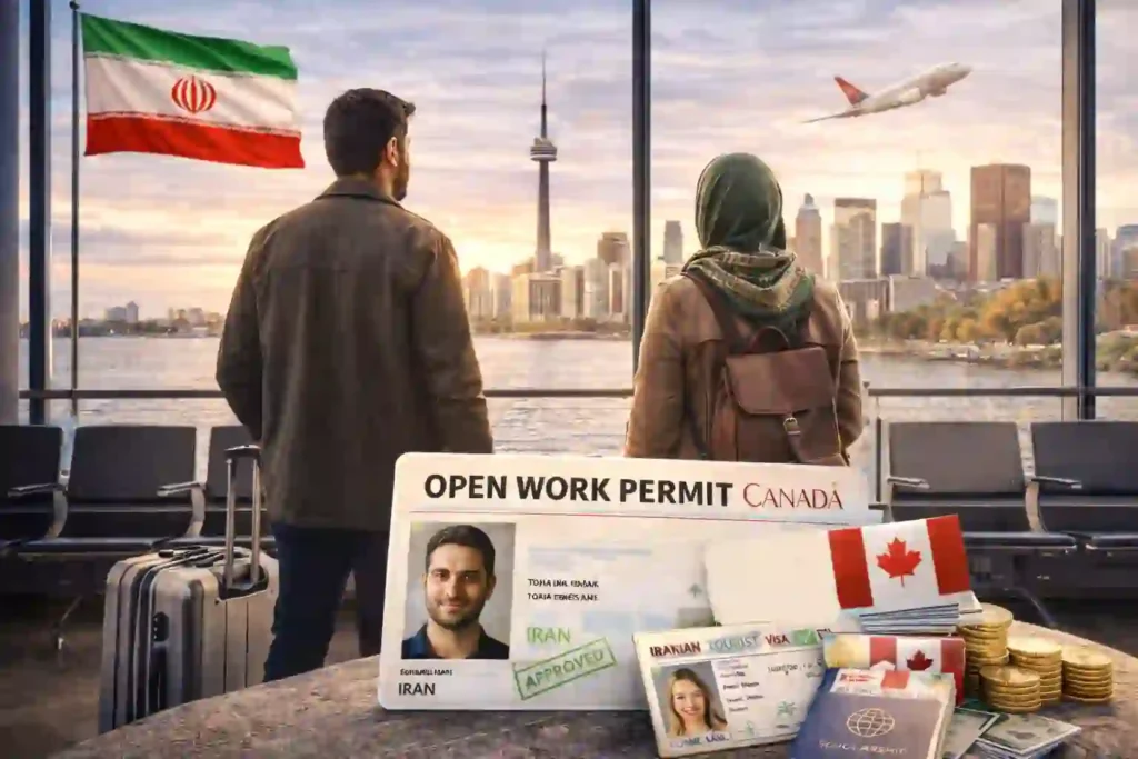 Open work permit for Iranians in Canada with eligibility for temporary visa holders