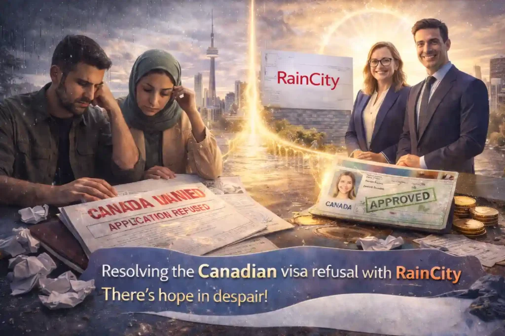 Legal assistance to resolve Canadian visa refusal with RainCity consultants