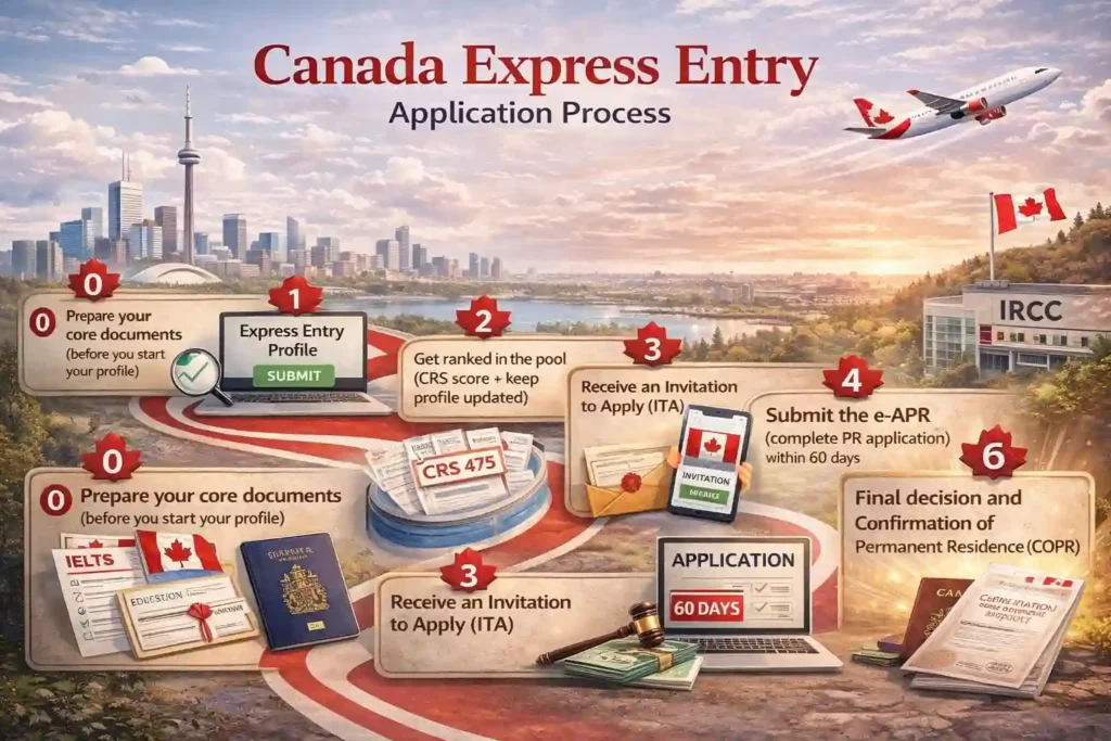 Canada Express Entry Application Process